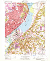 Download a high-resolution, GPS-compatible USGS topo map for Peoria East, IL (1968 edition)