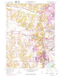 Download a high-resolution, GPS-compatible USGS topo map for Peoria West, IL (1979 edition)