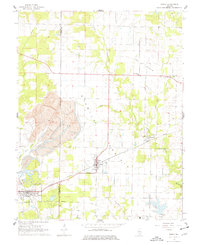 Download a high-resolution, GPS-compatible USGS topo map for Percy, IL (1977 edition)