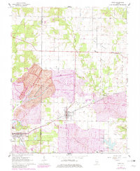 Download a high-resolution, GPS-compatible USGS topo map for Percy, IL (1982 edition)