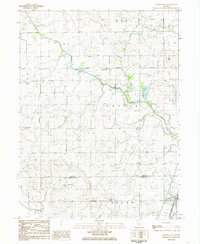 Download a high-resolution, GPS-compatible USGS topo map for Perdueville, IL (1985 edition)