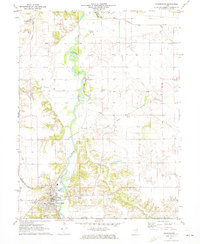 Download a high-resolution, GPS-compatible USGS topo map for Petersburg, IL (1973 edition)