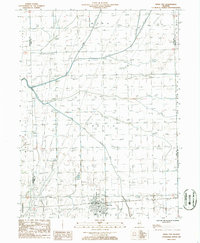 preview thumbnail of historical topo map of Piper City, IL in 1986