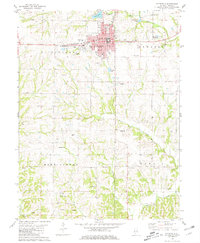 Download a high-resolution, GPS-compatible USGS topo map for Pittsfield SE, IL (1981 edition)