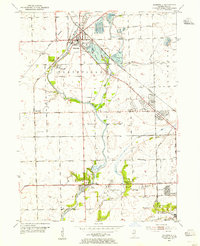 Download a high-resolution, GPS-compatible USGS topo map for Plainfield, IL (1955 edition)