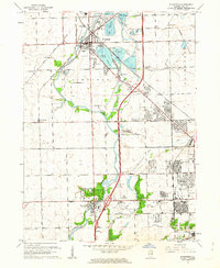 Download a high-resolution, GPS-compatible USGS topo map for Plainfield, IL (1963 edition)