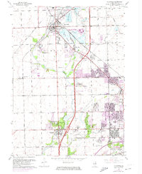 Download a high-resolution, GPS-compatible USGS topo map for Plainfield, IL (1974 edition)