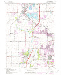 Download a high-resolution, GPS-compatible USGS topo map for Plainfield, IL (1981 edition)