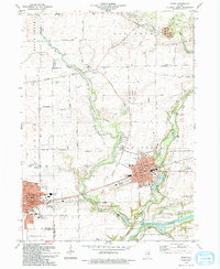 Download a high-resolution, GPS-compatible USGS topo map for Plano, IL (1994 edition)