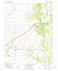 Download a high-resolution, GPS-compatible USGS topo map for Pocahontas, IL (1977 edition)