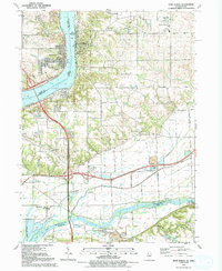Download a high-resolution, GPS-compatible USGS topo map for Port Byron, IL (1992 edition)