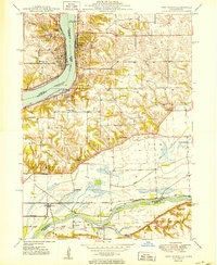 Download a high-resolution, GPS-compatible USGS topo map for Port Byron, IL (1950 edition)