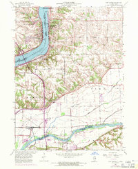 Download a high-resolution, GPS-compatible USGS topo map for Port Byron, IL (1971 edition)