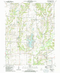 Download a high-resolution, GPS-compatible USGS topo map for Prairietown, IL (1991 edition)