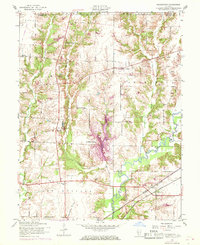Download a high-resolution, GPS-compatible USGS topo map for Prairietown, IL (1969 edition)