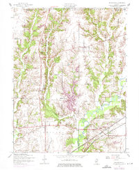 Download a high-resolution, GPS-compatible USGS topo map for Prairietown, IL (1975 edition)