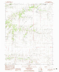 preview thumbnail of historical topo map of Morgan County, IL in 1983
