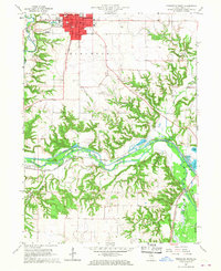 Download a high-resolution, GPS-compatible USGS topo map for Princeton South, IL (1968 edition)