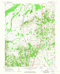 Download a high-resolution, GPS-compatible USGS topo map for Pulaski, IL (1968 edition)