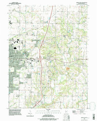 Download a high-resolution, GPS-compatible USGS topo map for Quincy East, IL (1998 edition)