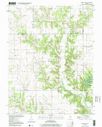 preview thumbnail of historical topo map of Fayette County, IL in 1998