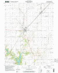 preview thumbnail of historical topo map of Raymond, IL in 1998