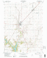 preview thumbnail of historical topo map of Raymond, IL in 1979