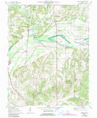 Download a high-resolution, GPS-compatible USGS topo map for Reevesville, IL (1990 edition)
