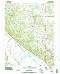 Download a high-resolution, GPS-compatible USGS topo map for Renault, IL (1996 edition)