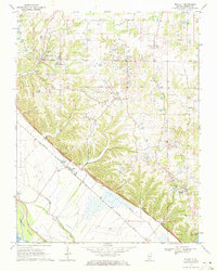 Download a high-resolution, GPS-compatible USGS topo map for Renault, IL (1972 edition)