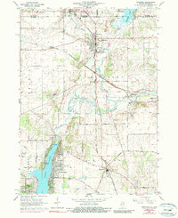 Download a high-resolution, GPS-compatible USGS topo map for Richmond, IL (1990 edition)