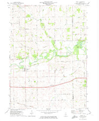Download a high-resolution, GPS-compatible USGS topo map for Ridott, IL (1974 edition)