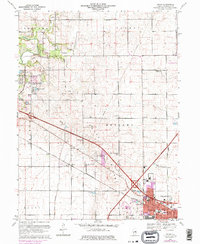 Download a high-resolution, GPS-compatible USGS topo map for Rising, IL (1976 edition)