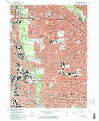 Download a high-resolution, GPS-compatible USGS topo map for River Forest, IL (1993 edition)