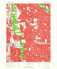 Download a high-resolution, GPS-compatible USGS topo map for River Forest, IL (1964 edition)