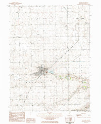 Download a high-resolution, GPS-compatible USGS topo map for Roanoke, IL (1984 edition)