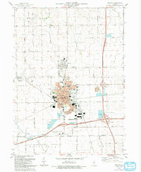 Download a high-resolution, GPS-compatible USGS topo map for Rochelle, IL (1993 edition)