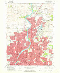 Download a high-resolution, GPS-compatible USGS topo map for Rockford North, IL (1973 edition)