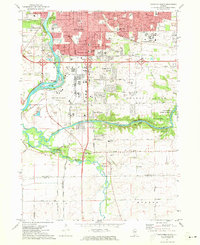 Download a high-resolution, GPS-compatible USGS topo map for Rockford South, IL (1973 edition)