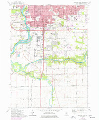 Download a high-resolution, GPS-compatible USGS topo map for Rockford South, IL (1977 edition)