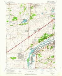 Download a high-resolution, GPS-compatible USGS topo map for Romeoville, IL (1963 edition)