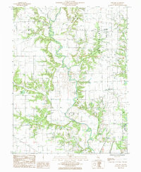 Download a high-resolution, GPS-compatible USGS topo map for Rose Hill, IL (1985 edition)