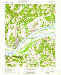 Download a high-resolution, GPS-compatible USGS topo map for Rosiclare, IL (1960 edition)