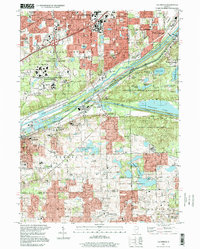 preview thumbnail of historical topo map of Cook County, IL in 1997