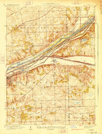 preview thumbnail of historical topo map of Cook County, IL in 1928