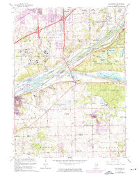 Download a high-resolution, GPS-compatible USGS topo map for Sag Bridge, IL (1974 edition)