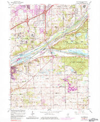 Download a high-resolution, GPS-compatible USGS topo map for Sag Bridge, IL (1984 edition)