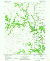Download a high-resolution, GPS-compatible USGS topo map for Saint Bernice, IL (1967 edition)
