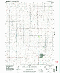 Download a high-resolution, GPS-compatible USGS topo map for Saunemin, IL (2003 edition)