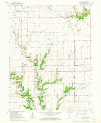 Download a high-resolution, GPS-compatible USGS topo map for Scottland, IL (1967 edition)